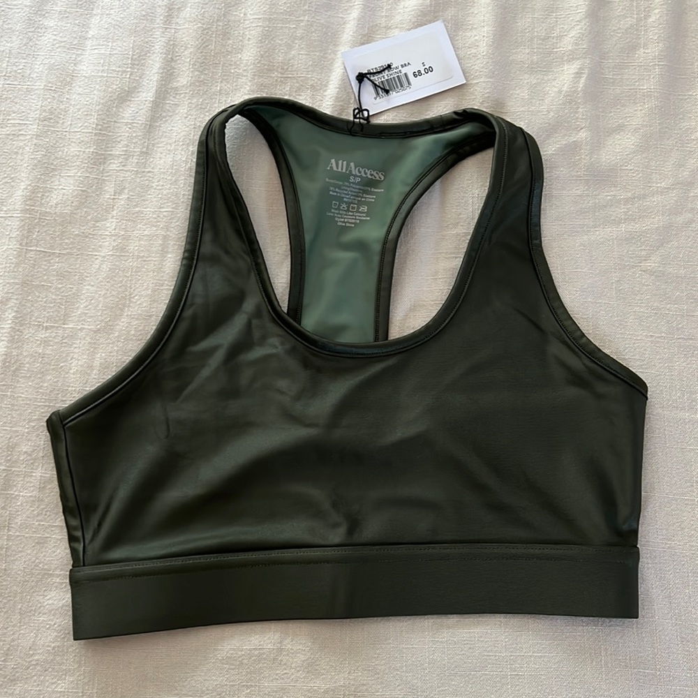 Bandier All Access Sports Bra Shiny size S